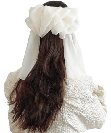 Hair Bows for Women Chiffon Bow Hair Clips Hair Barrettes for Women Hair Accessories for Women Girl - Buy Online on GoSupps.com