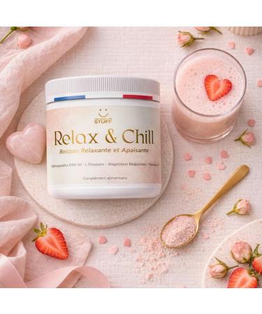 Relax & Chill Boisson Relaxation Anti-Stress/Ashwagandha KSM-66 L theanine Magnesium Bisglycinate & Vitamine D/Baisse Cortisol & Stress Am liore D tente et Qualit du Sommeil/Sans Cafeine ni Sucre - Buy Online on GoSupps.com