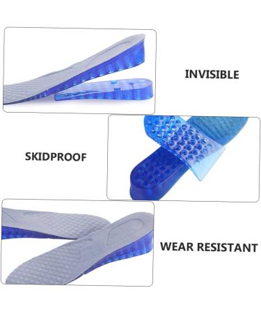 FOMIYES Height Increasing Shoe Inserts - Silicone Heel Lift Pads for Comfort & Support - Breathable Orthopedic Insoles for All Shoes - 24.50x8.60x5.00CM - Buy Online on GoSupps.com