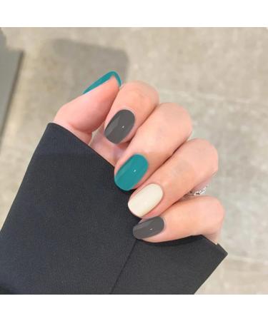 RoseFlower Solid Gel Nail Polish Palette 6 Colors Pudding Gel Nail Polish Palette with Nail Brush Green Solid Gel Polish UV Manicure Nail Art Kit Soak Off Portable Gift for Mom/Girls/Friend DIY Home #4 - Buy Online on GoSupps.com