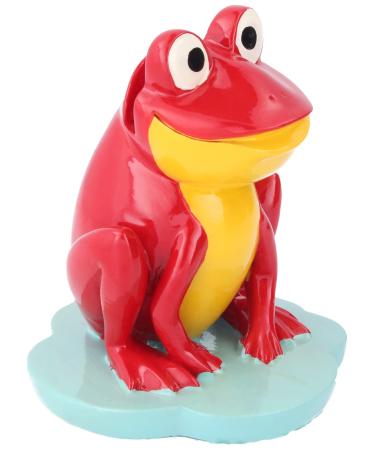 Artist Unknown Cute Glasses Holder Frog Parade in Different Variations Red