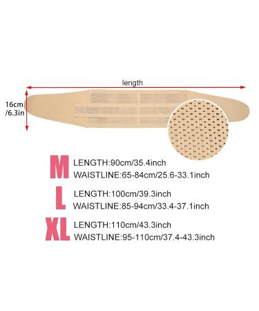 HSManLian Postpartum Pelvic Recovery Belt - Comfortable Waist Trainer | Breathable Soft Support XL Beige - International Shipping - Buy Online on GoSupps.com