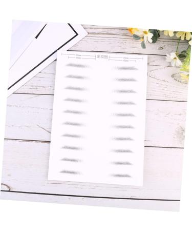 Ipetboom 2 Pairs Adhesive Eyebrow Template Eyebrow Stickers Brow Tatoo Simulation Eyebrow Patch - Buy Online on GoSupps.com