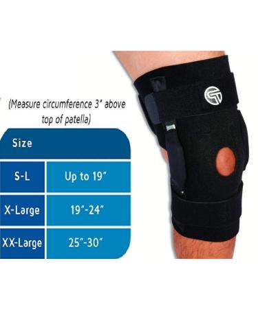 Pro-Tec Athletics Hinged Knee Brace (Medium) black