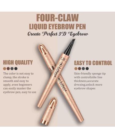  TANOOS Eyebrow Pen Microblading Eyebrow Pencil Long Lasting Waterproof Eyebrow Pen with Micro Fork Tip Natural Looking and Stays on All Day - Buy Online on GoSupps.com