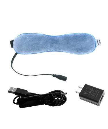Aroma Season Heated Eye Mask for Stye & Blepharitis Relief | Moist Therapy for Dry Eye Syndrome, Chalazion & MGD - Blue - Buy Online on GoSupps.com