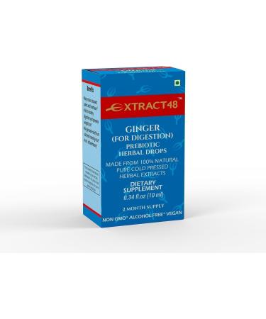 EXTRACT48 Ginger Extract - Drop Support for Cold Type Relief and Healthy Digestion - Buy Online on GoSupps.com