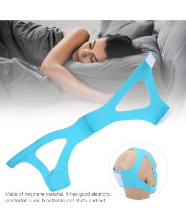 Women's Comfortable Chin Strap for Snoring - Sky Blue | Elastic Anti-Snoring Device - Buy Online on GoSupps.com