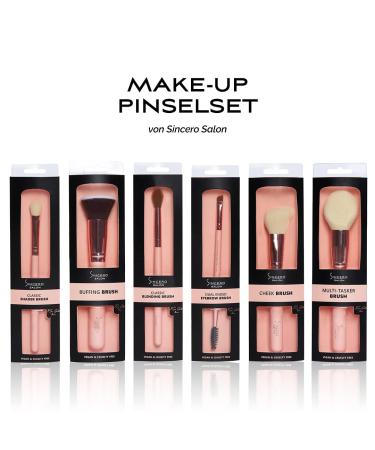 Sincero Salon Eyeshadow Brush for Blending | Soft Makeup Brush for Smokey Eyes | Rose Gold Classic Blending Brush - Perfect for Flawless Makeup - Buy Online on GoSupps.com