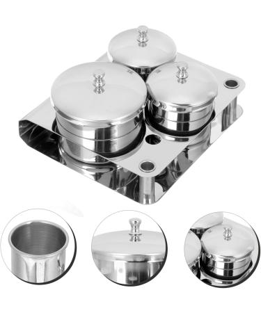 FOMIYES 5 Sets Nagel Liquid Holder - Stainless Steel Nail Accessories & Manicure Tools for Salon Quality Nailart Cleaning - Buy Online on GoSupps.com