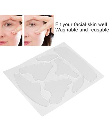 Sonew 7 in 1 Facial Wrinkle Patches Anti Wrinkle Silicone Patch for Skin Lifting Reusable Wrinkle Smoothing Patches Silicone Face Patches while Sleeping - Buy Online on GoSupps.com