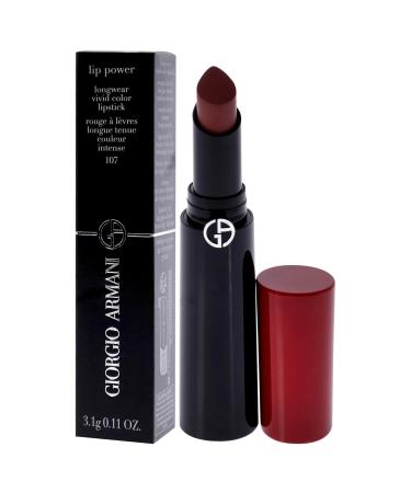 Giorgio Armani Lip Power Lipstick 107 Sensual - Longwear Vivid Color for Women - 0.11 oz | International Shipping Available - Buy Online on GoSupps.com