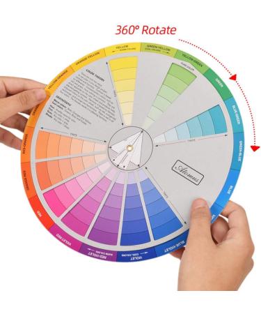 9 Inch Color Mixing Guide Wheel for Art Class - RGB Color Wheel for Color Spectrum Matching and Learning - Buy Online on GoSupps.com