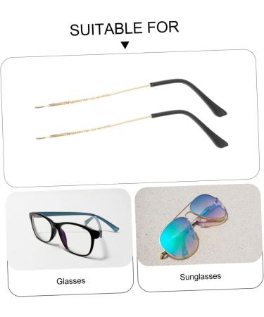 Nuobesty Glasses Accessories - Replacement Brackets & Repair Set for Eyeglasses | Plastic Arms & Legs | 14x0.6cm - Buy Online on GoSupps.com