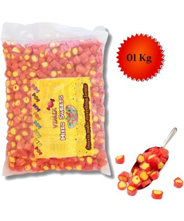 Brays Pineapple Rock - Traditional Dusted Pineapple Flavoured Rock (1kg) - Buy Online on GoSupps.com