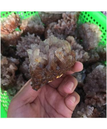 Decorative Crystal Natural Rough red Quartz Crystal Gemstone Cluster Reiki Crystal Stone Specimen Home Decor Crystal - Buy Online on GoSupps.com