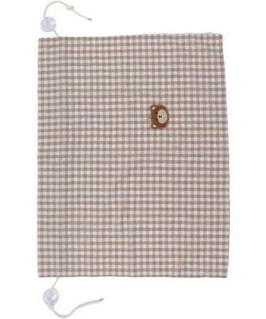 Car Sun Shade Curtain Cartoon Car Curtain Cotton Foldable Indoor (Plaid Coffee Bear Style) Plaid coffee bear style Plaid coffee bear style - Buy Online on GoSupps.com