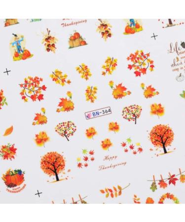 Fall Nail Stickers Autumn Maple Leaves Pumpkin Turkey Nail Art Stickers Thanksgiving Themed Water Transfer Nail Decorations 12 Sheets/setnail Art Supplies Thanksgiving Nail Stickers Fall Nail - Buy Online on GoSupps.com