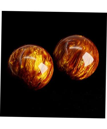Healvian Mini Wooden Baoding Balls - 2pc Finger Massage & Relaxation - Chinese Style Health Balls for Exercise & Fitness (5cm) - Buy Online on GoSupps.com