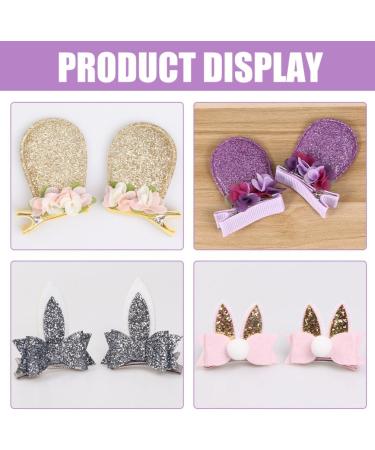 Beaupretty 6 Pairs Easter Bunny Hair Clips Rabbit Ear Hair Clips Sequin Bunny Hair Barrettes for Easter Party - Buy Online on GoSupps.com