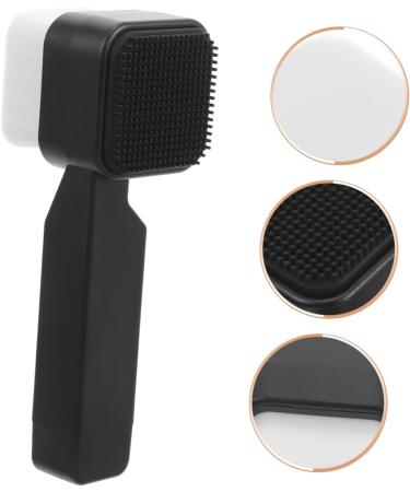 WOFASHPURET Square Facial Cleansing Brush Manual Face Brush Double Sided Silica Gel Scrub - Buy Online on GoSupps.com