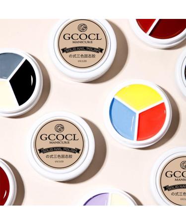 Nail Art for DIY Drawing Manicure Soak Off Gel Three-color Solid Canned Gel Painting Gel Can Gel(02) - Buy Online on GoSupps.com