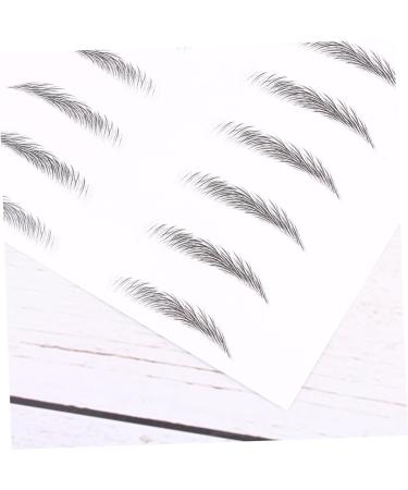 MAGICLULU 2 Pairs Eyebrow Sticker Black Makeup Adhesive Eyebrow Template Makeup Brishes Disposable 6d - Buy Online on GoSupps.com