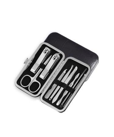 Manicure Kit 9 Piece Nail Clipper Set Manicure Personal Care Tool Set Foot Collection Set for Male and Female Friends Use Set Nail Clippers Kit (Color : B)