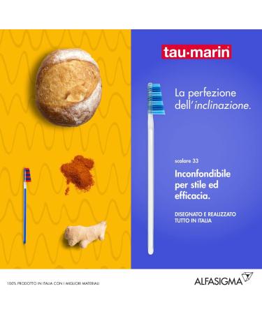 Tau-marin Scalare 33 Soft Bristle Toothbrush - Antibacterial Bristles 1 Piece | International Shipping Available - Buy Online on GoSupps.com