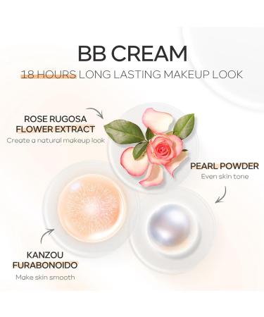BB Cream Tinted Moisturizer - Hydrating & Oil-Free Formula for All Skin Types | Full-Coverage Foundation Primer - 50ml - Buy Online on GoSupps.com