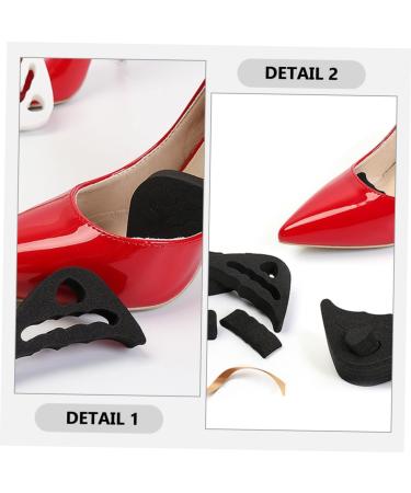 4 Pairs Toe Plug Sponge Shoe Pads - Cushions & Inserts for Women s Casual Shoes | Comfortable Toe Cushions & Filler Inserts - Buy Online on GoSupps.com