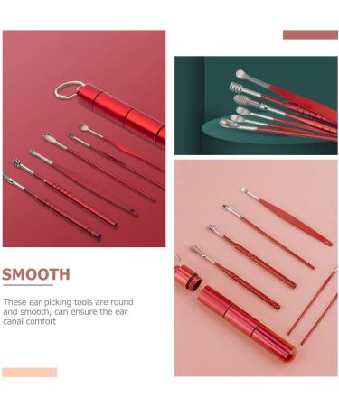 Minkissy Ear Picks Kit: Ear Wax Remover & Cleaning Tool Set - Portable Ear Scoop - Buy Online on GoSupps.com