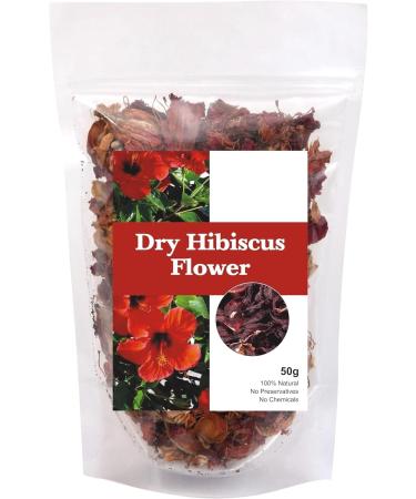Dry Hibiscus Fl0wers | for Face Packs Hair & Skin Care 50g