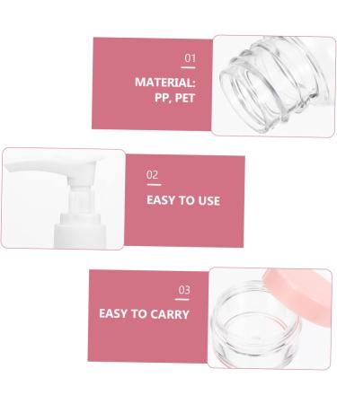 Didiseaon 2 Sets Cosmetic Bottle Make up Cream Bottle Travel Pp - Buy Online on GoSupps.com