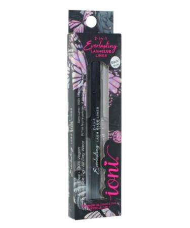 IONI 2-in-1 Everlasting Lash Glue & Black Eyeliner | 100% Vegan | International Shipping Available - Buy Online on GoSupps.com