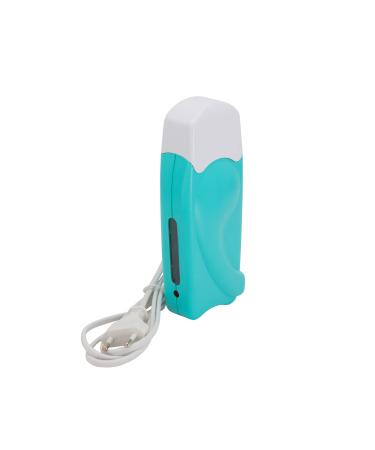 EpilWax wax warmer for 100 ml roll-on wax cartridge - wax warmer for melting warm wax cartridges (single green)