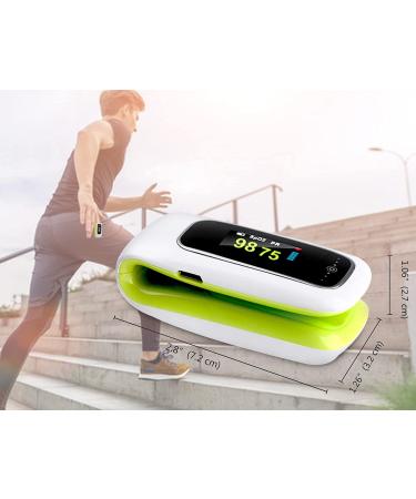Bluetooth Rechargeable Pulse Oximeter Fingertip | SmileCare Oxygen Meter with Heart Rate Monitor | Blood Oxygen Saturation Monitor for Adults | Free App for iOS & Android - Buy Online on GoSupps.com