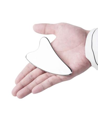 UCK-KIT Stainless steel GUA-SHA facial tools Guasha chamberassage tool bedroom muscle relaxation tool for mobilizing soft tissue silver 8mm 8mm silver silver