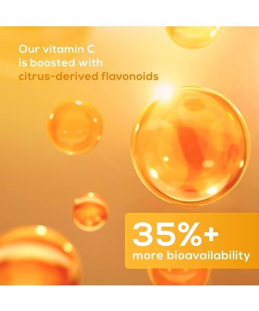 Vegan Vitamin C Gummies 250mg for Immune Support, Skin & Joint Health - Yummy Orange Flavor with Collagen - 60 Chewable Gummies for Men and Women - Buy Online on GoSupps.com