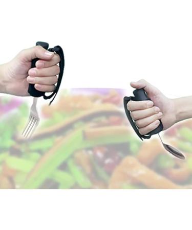 Adaptive Utensils Set Adaptive Utensils for Elderly Easy Grip Disability Aids Cutlery Sets Anti Slip Design for a More Secure Grip for Parkinsons Patients Arthritic Hands (D) - Buy Online on GoSupps.com