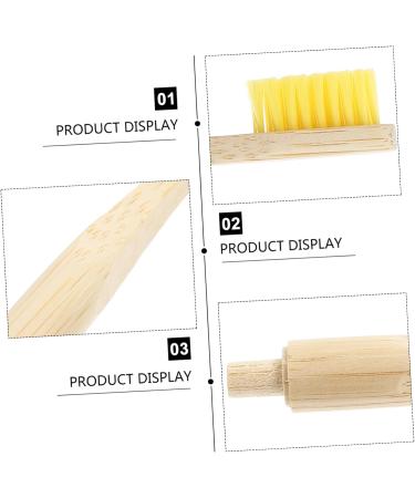 FRCOLOR 14 Pcs Bamboo Toothbrush Set - Eco-Friendly Replaceable Nylon Bristles Manual Travel Toothbrushes for Oral Care - Buy Online on GoSupps.com