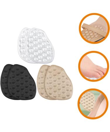 FOMIYES 12 Pairs High Heels Forefoot Pads - Cushioned Shoe Inserts & Scent Booster Beads for Women - Adhesive Flannel Damping Half Size Pads - Buy Online on GoSupps.com