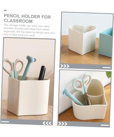 Holibanna Makeup Brush Organizer Cutlery Storage Bucket Pencil Cups for Desk Office Girl Heart Storage Rack - Buy Online on GoSupps.com