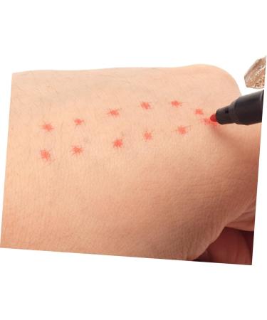 Healeved 20 Pcs Microblading Eyebrow Pen Eyebrow Pencils Tool Plastic Red - Buy Online on GoSupps.com