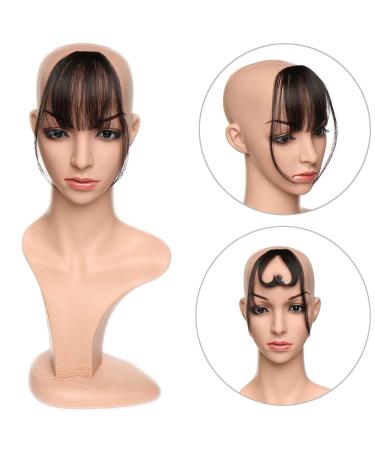 Sego Pony Hair Part Real Fringe Clip-On Extension | 100% Remy Human Hair | Natural Black #1B | International Shipping - Buy Online on GoSupps.com