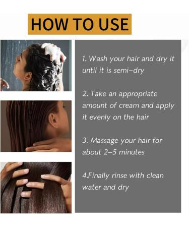 3in1 Shea Butter*KeratinsCollagen Hair Mask Deep Conditioner Deep Repair Conditioning Shea Butter Essence Hair Mask Collagen Hair Care for Dry Damaged Hair 3 - Buy Online on GoSupps.com