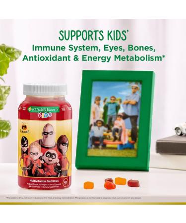 Nature's Bounty Disney The Incredibles Kids Gummy Multi Vitamin - 180 Gummies - Buy Online on GoSupps.com