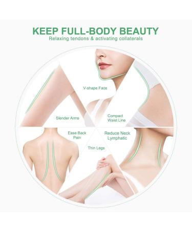 Airogym Guasha Massage Tool Set - Natural Stone Gua Sha Board for Acupuncture & Physical Therapy - 4PCS Green Guasha Stone Scraping Massage Kits for SPA - Muscle Knots & Lymphatic Drainage - Buy Online on GoSupps.com