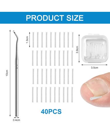 Ingrown Toenails Set Toenail Correction Patch Nail Clip Toenails Ingrown Toenails Toenail Correction with Lifter for Ingrown Toenails 40 Pieces - Buy Online on GoSupps.com