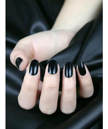 Kalolary 20PCS Black Nail Adhesive Wraps - Gel Polish Strips for UV/LED Lamps - Buy Online on GoSupps.com